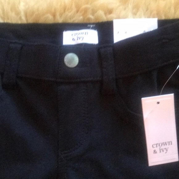 crown & ivy knit pants- Girl’s size 7 - Picture 3 of 8